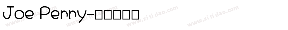 Joe Perry字体转换